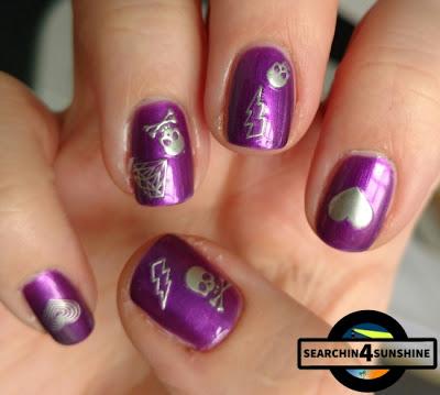 [Nails] LilaLauneLack mit trend IT UP MAGICAL ILLUSION 050