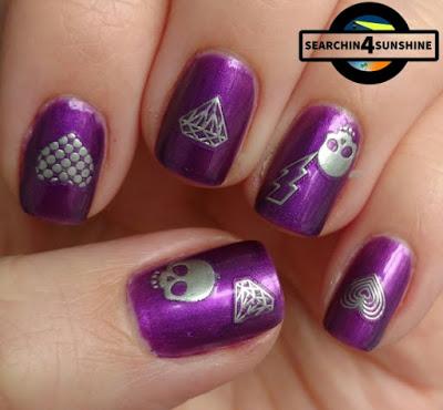[Nails] LilaLauneLack mit trend IT UP MAGICAL ILLUSION 050