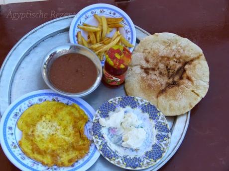 Ägyptisches Baladi Frühstück