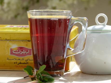 Ägyptischer schwarzer Tee