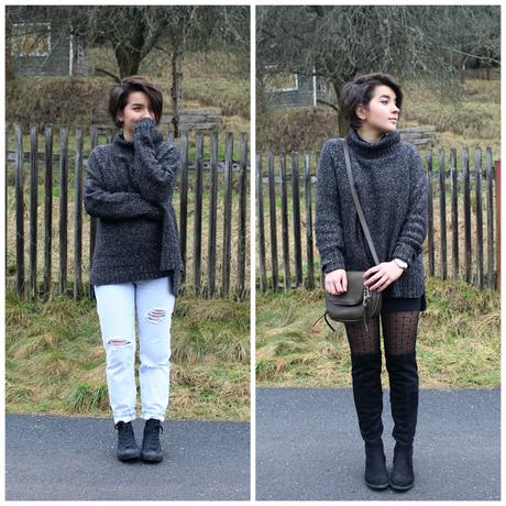 2 ways to wear a turtleneck sweater- Gastbeitrag