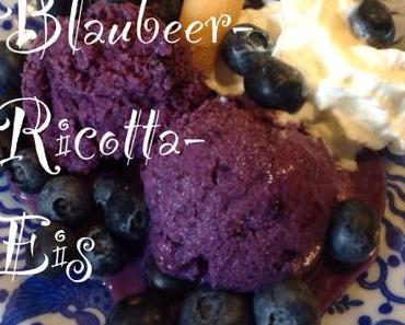Blaubeer-Ricotta-Eis – oder – Ein Nachtisch für’s Sonntagsglück