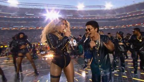 Super Bowl 50 Halftime Show Codplay Beyoncé Bruno Mars Mark Ronson
