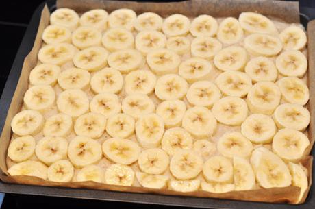 Schoko-Bananen-Schnitte - ein veganisiertes Rezept meiner Kindheit