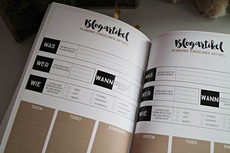 Blog Planer von Kreavida - www.josieslittlewonderland.de - ordnung muss sein, blogger essentials