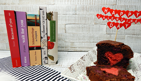 Süßes zum Buch #11 | Valentinstagskuchen mit Herz-Überraschung
