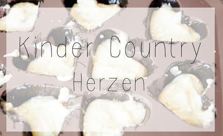 Kinder Country Schokolade selber machen / Herzform ( vegan)