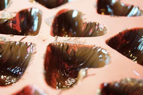 Kinder Country Schokolade selber machen / Herzform ( vegan)