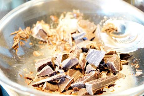 Kinder Country Schokolade selber machen / Herzform ( vegan)