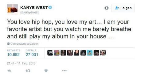 tweet Kanye West 2