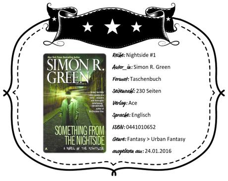 Simon R. Green – Something from the Nightside