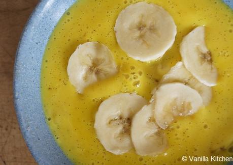 Wieder was für Mutige: Bananen-Kurkuma-Pudding