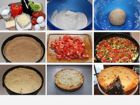 Rezept / Rataouille Kuchen