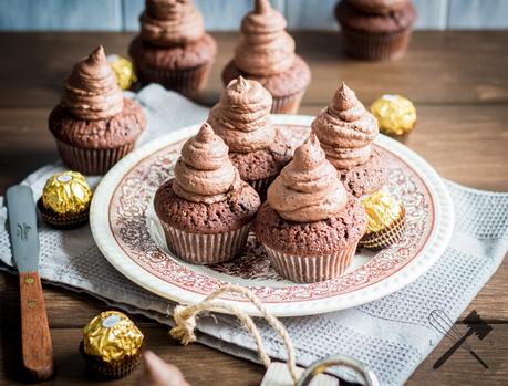 Chocolate & Ferrero Rocher Cupcakes (2)