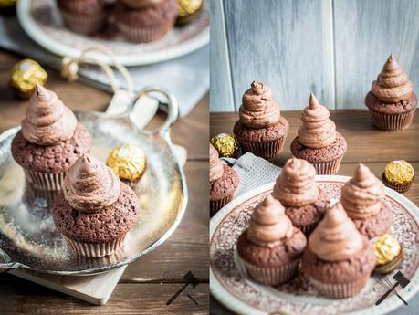 Chocolate & Ferrero Rocher Cupcakes (3)