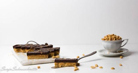 Peanutbutter-chocolate-bars with caramel-9