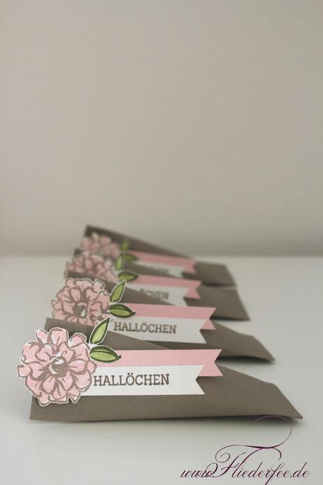 Kleine Blumengrüße für meinen Stampin’ Up! Workshop in Ellerstadt {Pfalz}