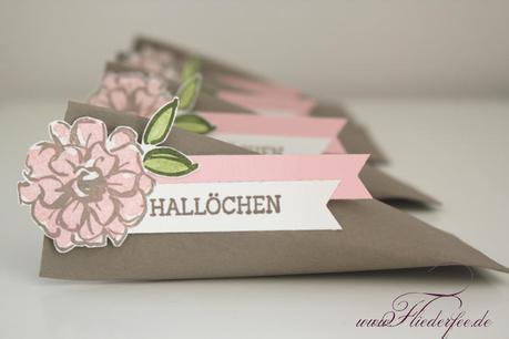 Kleine Blumengrüße für meinen Stampin’ Up! Workshop in Ellerstadt {Pfalz}