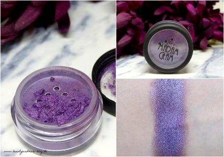 Madam Glam New York Cosmetics - Review + Swatches - Mineral Eyez Eye Shimmer Purplexed