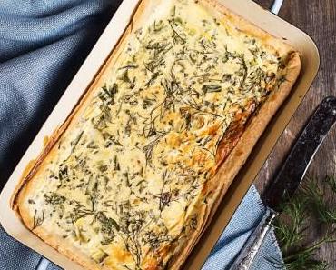 Frühlingskräuter(tee) Quiche