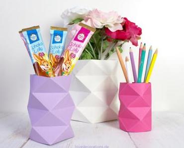 DIY Origami Vase #3