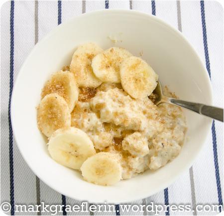 Porridge Banane Zimtzucker 1