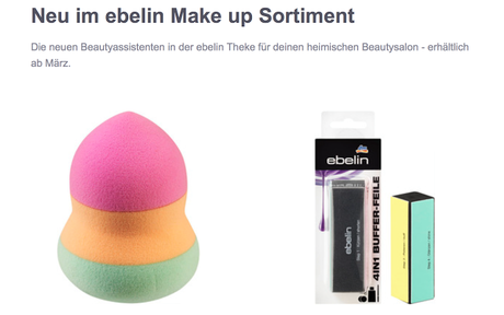 [Preview] ebelin Trend Collection Frühjahr/Sommer 2016 + Neuheiten im Make-up Sortiment