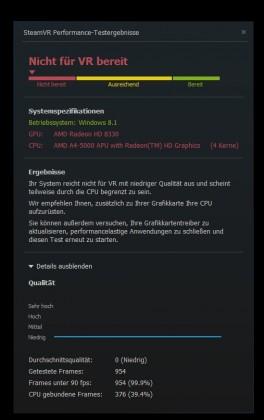 Seid ihr schon bereit für VR? Der SteamVR Performance Test wird es euch zeigen