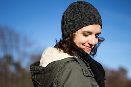 diy mütze mit zopfmuster stricken handmade selber machen