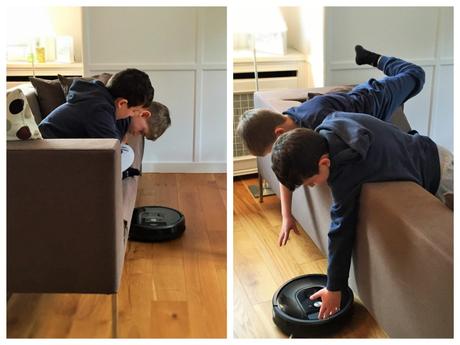 Schnell und klug: Der Roomba dreht den Staub tanzend weg!