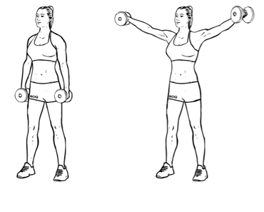 Sunday Challenge „Dumbbell Lateral Raise“
