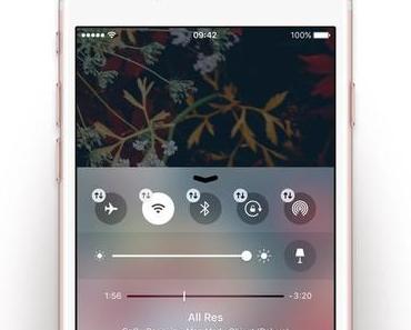 Control Center unter iOS 10: So schön und praktisch könnte es sein!
