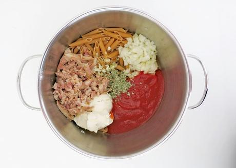 cremige One Pot Pasta mit Makrelen