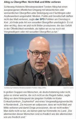 Ministerpräsident Albig begünstigt und fördert die Kriminalität in Schleswig-Holstein
