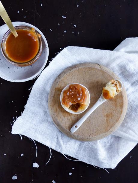 salty mini Cheesecakes mit Caramel Creme & Fleur de Sel / aus der DeLonghi MultiFry {ein kleines bisschen euphorisches Vorstellen meiner Küchen Fee}