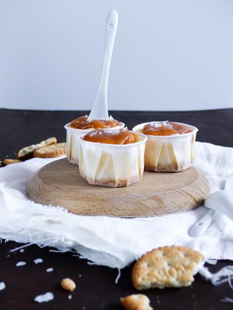 salty mini Cheesecakes mit Caramel Creme & Fleur de Sel / aus der DeLonghi MultiFry {ein kleines bisschen euphorisches Vorstellen meiner Küchen Fee}