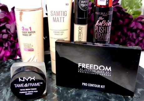 Beauty Haul Februar 2015 - dekorative Kosmetik Maybelline, Nyx, Freedom, Manhattan, Catrice