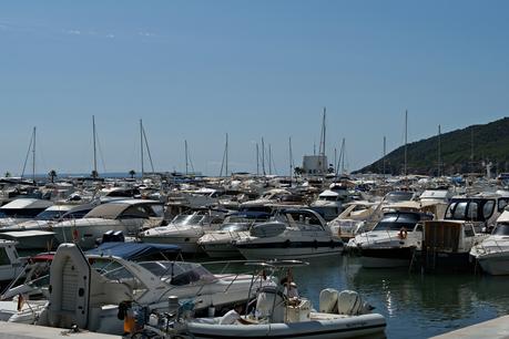 Blog + Fotografie by it's me! - Reisen - La Isla Blanca Ibiza, Santa Eularia - Marina mit unzähligen Yachten
