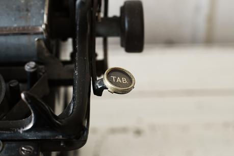 Blog + Fotografie by it's me! - fim.works - Ideal B Schreibmaschine, Tab-Taste