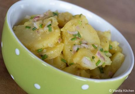 Jetzt wird's schwäbisch: Kartoffelsalat (gekocht 