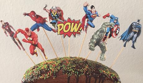 Superhelden-Kuchen
