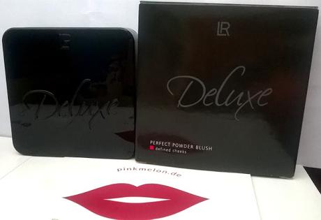 LR Deluxe Perfect Powder Blush 02 Petal Peach + LR Deluxe Perfect Wear Foundation 2 Light Beige + Pinkmelon Überraschungspaket :)