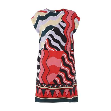 M Missoni Kleid mit künstlerischem Muster