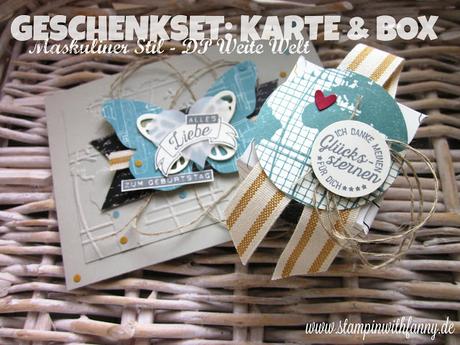 Geschenkset: Karte und Box für Männer (und/ oder Frauen)