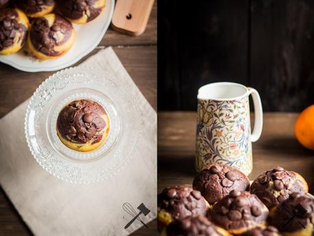 Schokolade und Orangen Muffins (6)