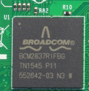 raspberry pi 3 broadcom chip