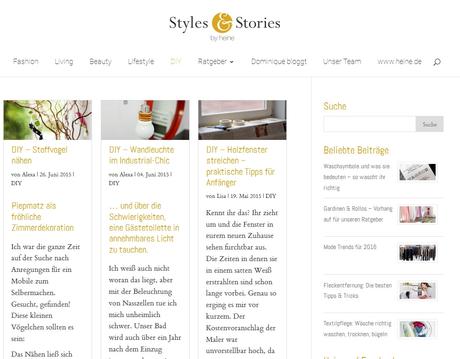 [Blogvorstellung] Styles & Stories & DIY Leuchte im Industrial Chic