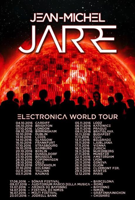 +++ JEAN-MICHEL JARRE geht auf Electronica World Tour +++ Exklusiver Vorverkauf ab 16. März 2016, 10 Uhr! +++