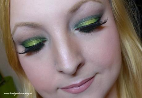 Green Smokey Halo Eye - AMU + Blogparade fullface