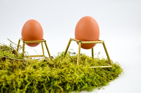 DIY Eierbecher aus Messing